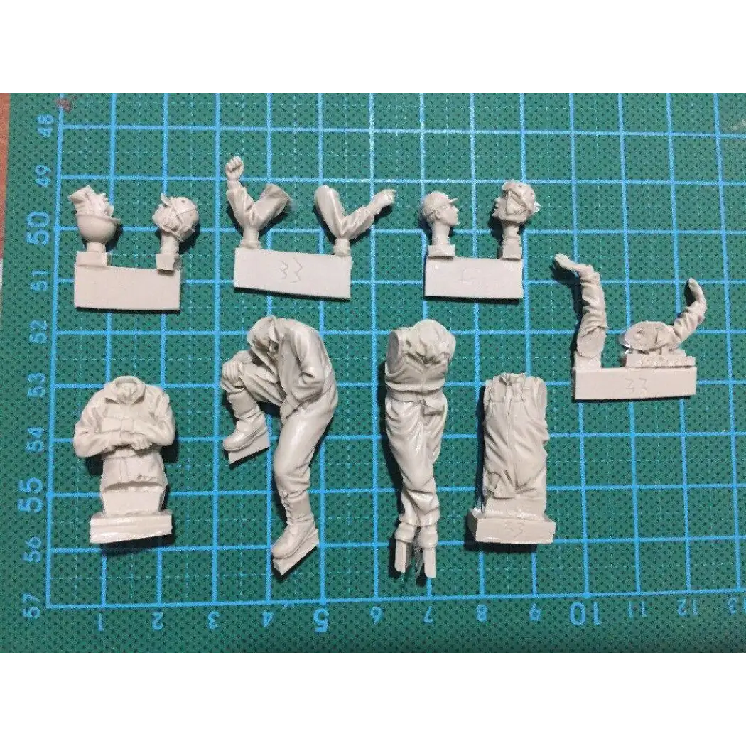 1/35 4pcs Resin Model Kit US Army Sherman Tank Crew WW2 Unpainted - Model-Fan-Store