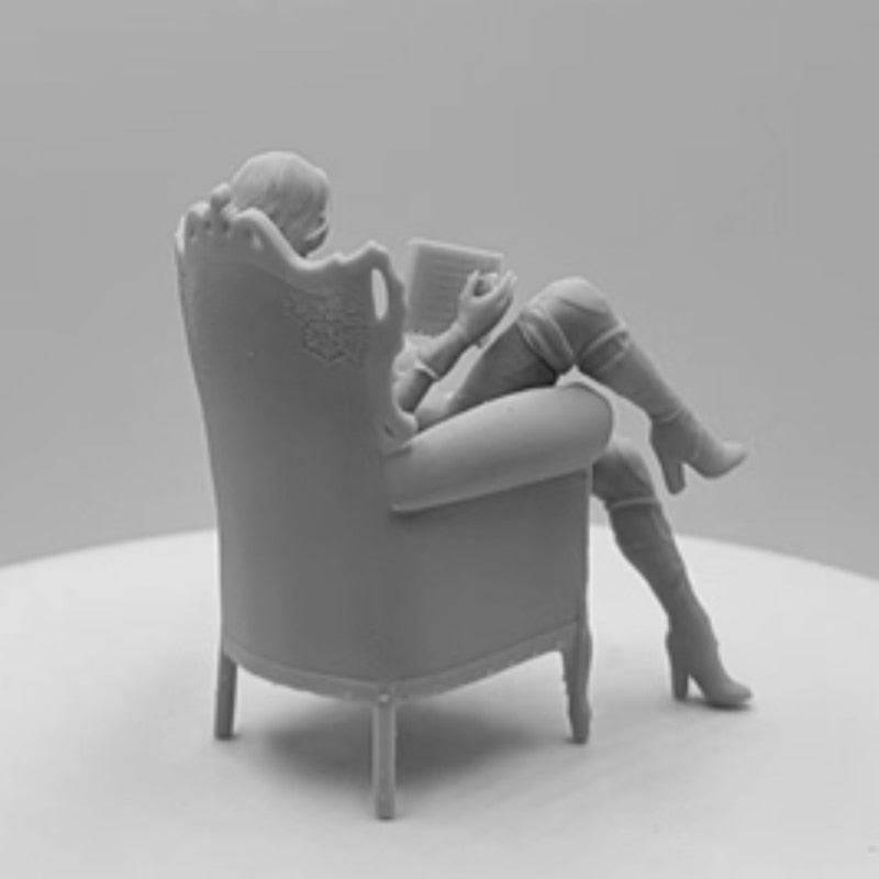 1/24 Resin Model Kit Beautiful Girl Wizard Witch Hunter Unpainted - Model-Fan-Store