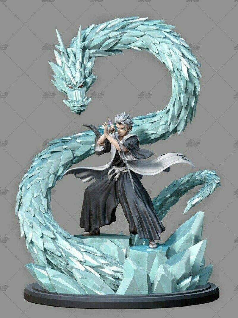 500mm 3D Print Model Kit Japanese Warrior Anime and Dragon Unpainted A28 - Model-Fan-Store