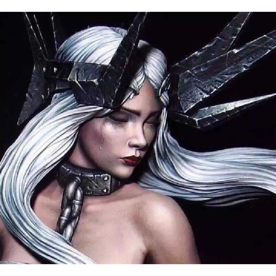1/10 BUST Resin Model Kit Nudes Beautiful Girl Woman Captive Fallen Angel Unpainted - Model-Fan-Store