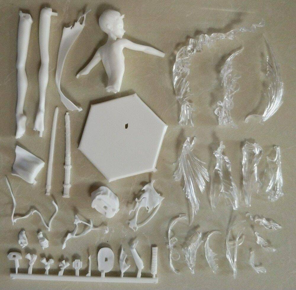 1/8 Resin Model Kit Asian Beautiful Girl Samurai Warrior Unpainted - Model-Fan-Store