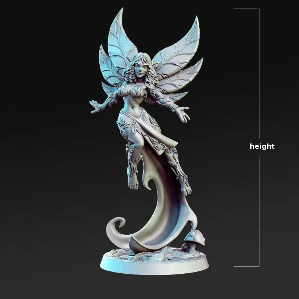 100mm 3D Print Model Kit Beautiful Girl Woman Fairy Unpainted - Model-Fan-Store