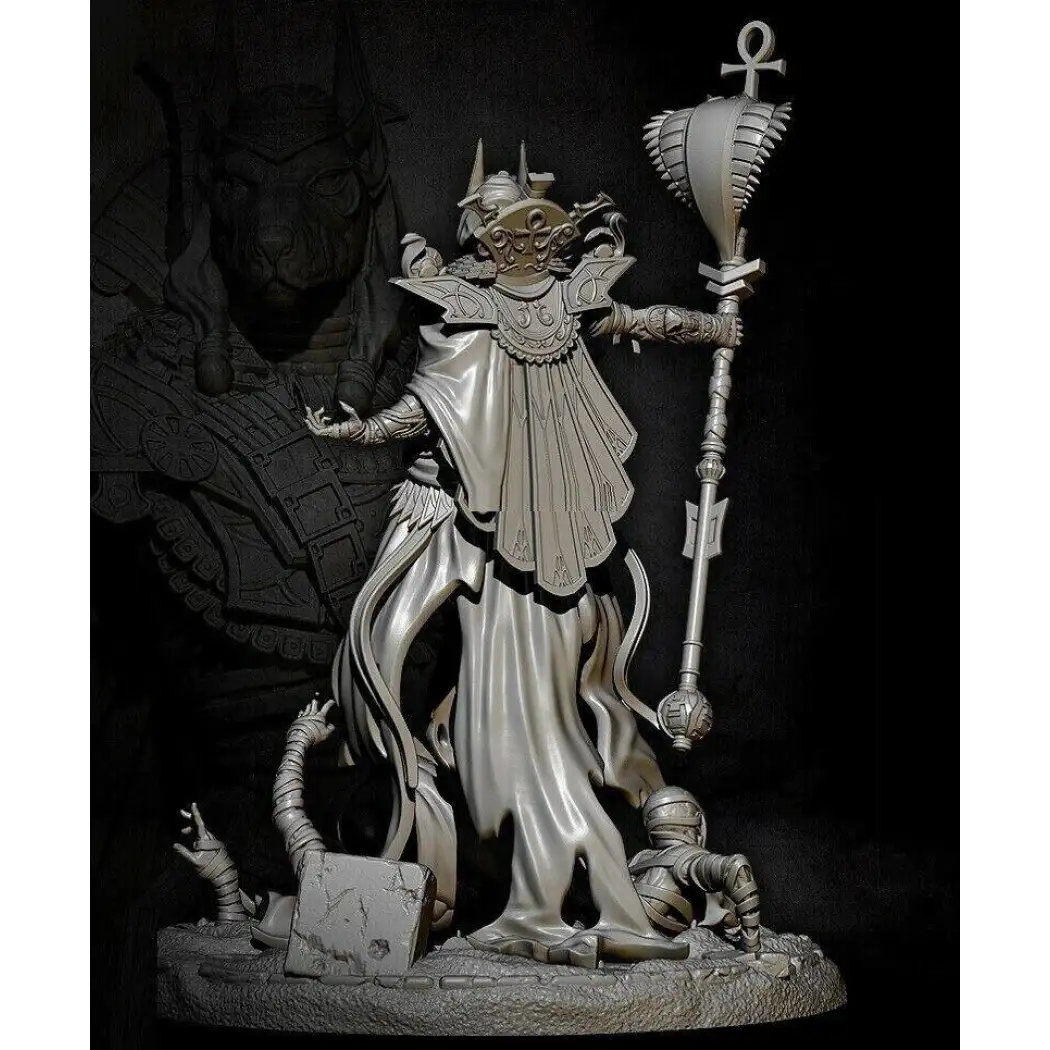 100mm 3D Print Model Kit Egyptian God Anubis Unpainted - Model-Fan-Store
