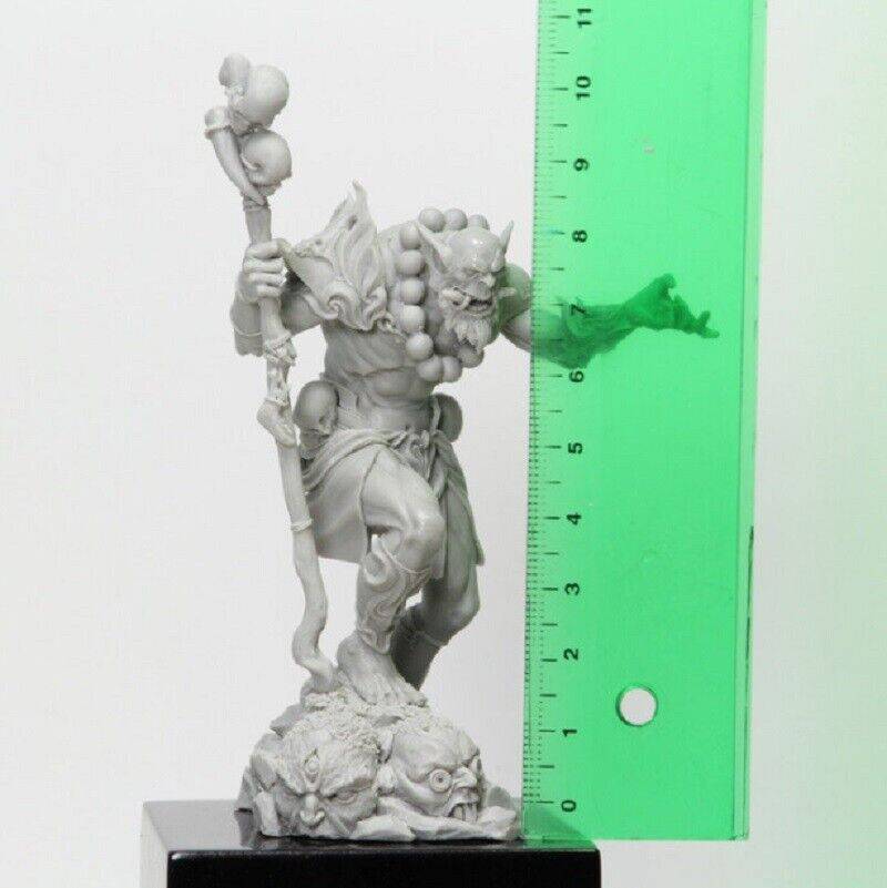 105mm Resin Model Kit Orc Troll Shaman Sorcerer Warcraft Unpainted - Model-Fan-Store