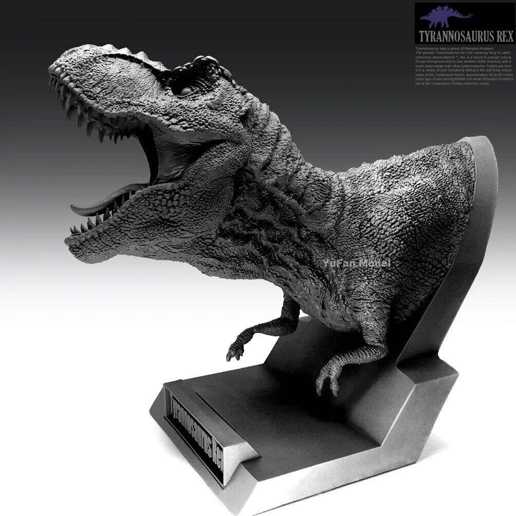 145mm Resin Model Kit Bust Of Tyrannosaurus's Rex Dinosaur Unpainted - Model-Fan-Store