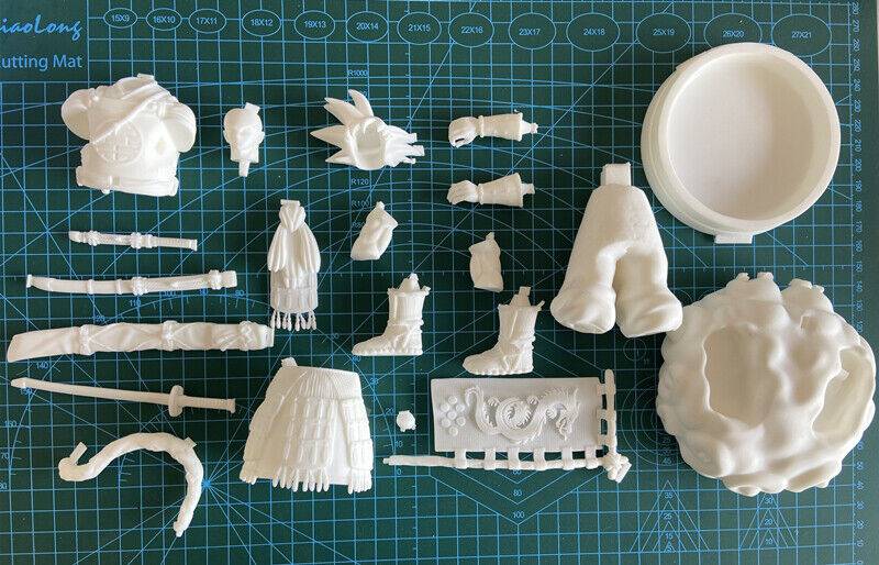 235mm Resin Model Kit Dragon Ball Goku Samurai Unpainted - Model-Fan-Store