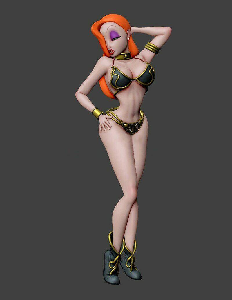 240mm 3D Print Model Kit Beautiful Girl Woman Dancer Singer Unpainted - Model-Fan-Store