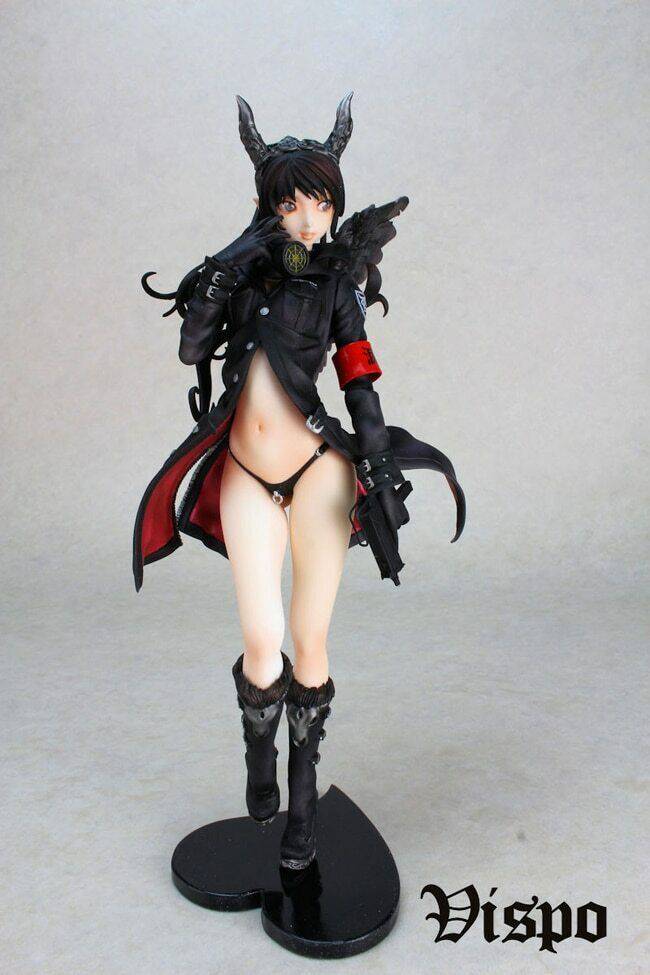 270mm Resin Model Kit Beautiful Girl Woman Devil Anime Shooter Unpainted - Model-Fan-Store