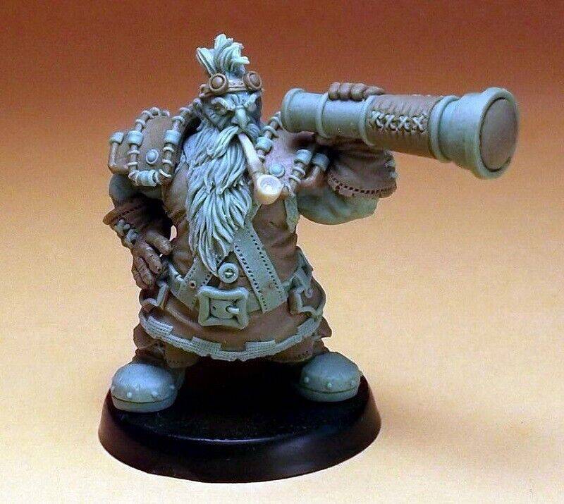 38mm Resin Model Kit Warrior Dwarf Warcraft Unpainted - Model-Fan-Store