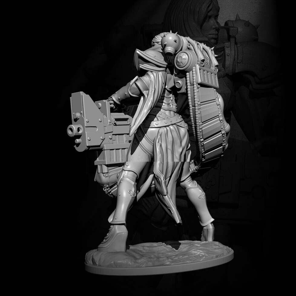 50mm Resin Model Kit Imperial Girl Woman 40K Unpainted - Model-Fan-Store