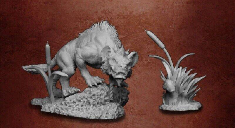 54mm Resin Model Kit Hyena and Duck Unpainted Unassembled - Model-Fan-Store