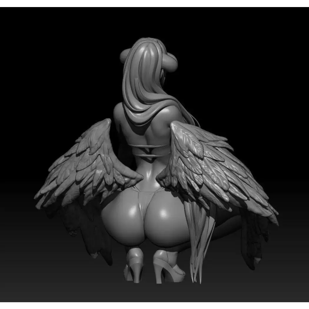 60mm 3D Print Model Kit Beautiful Girl Woman Angel Unpainted - Model-Fan-Store