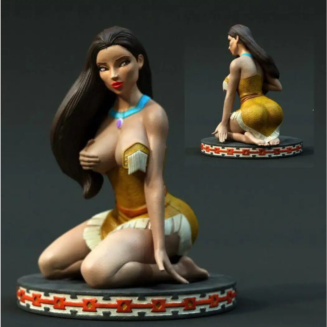 60mm 3D Print Model Kit Island Nudes Beautiful Girl Moana Unpainted - Model-Fan-Store