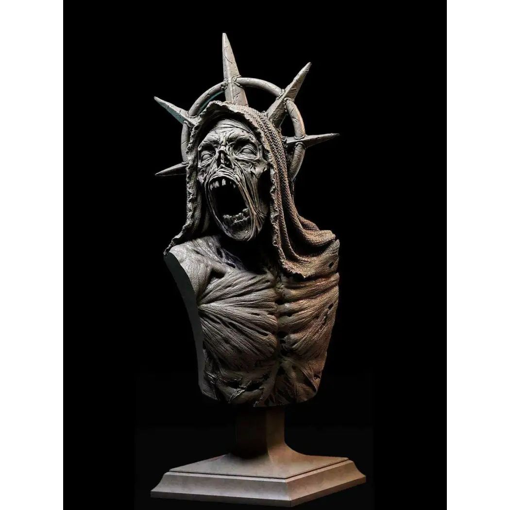 60mm BUST 3D Print Model Kit Servant of the Necromancer Fantasy Unpainted - Model-Fan-Store