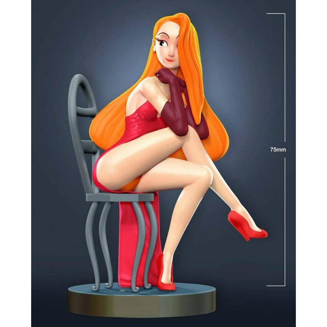 75mm Resin Model Kit Beautiful Girl Woman Singer Unpainted - Model-Fan-Store