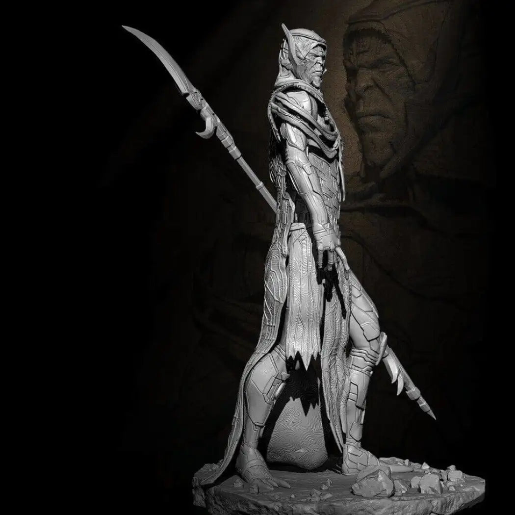 80mm Resin Superhero Model Kit Villain Corvus Unpainted - Model-Fan-Store