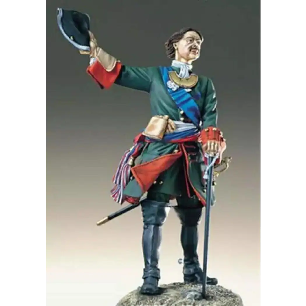 90mm Resin Model Kit Russian King Peter I (with base) Unpainted - Model-Fan-Store