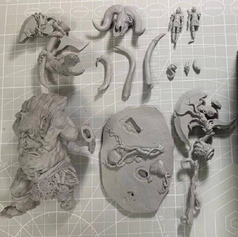 90mm Resin Model Kit Warrior Giant Monster Unpainted - Model-Fan-Store