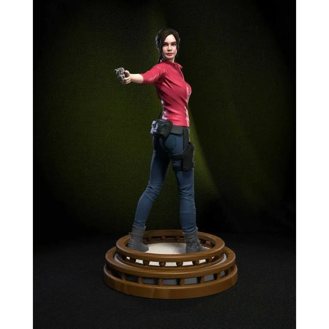 1/18 100mm 3D Print Model Kit Beautiful Girl Claire Zombie Apocalypse Unpainted - Model-Fan-Store