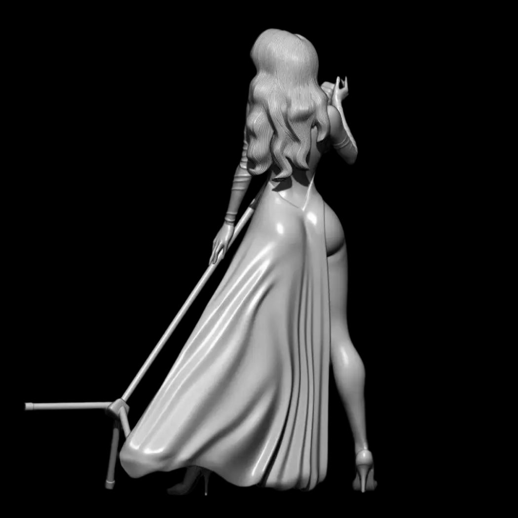 1/18 100mm 3D Print Model Kit Beautiful Girl Singer Jessica Unpainted - Model-Fan-Store