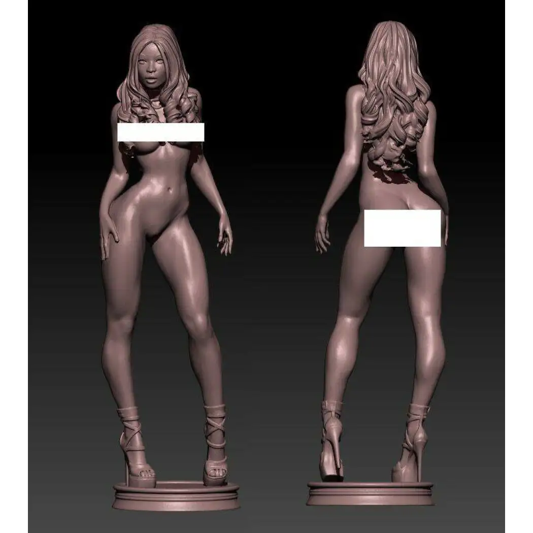 1/18 100mm 3D Print Model Kit Modern Nudes Beautiful Girl Woman Unpainted - Model-Fan-Store