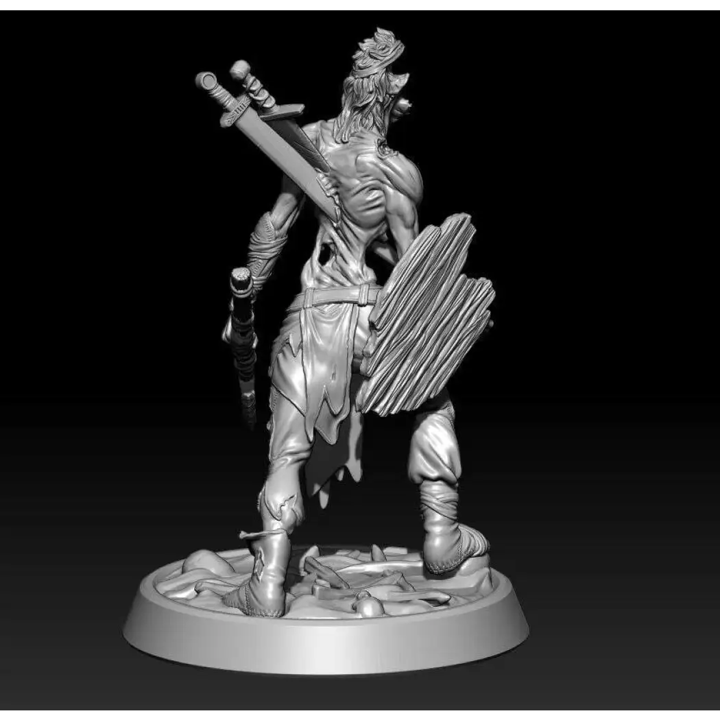 1/18 100mm 3D Print Model Kit Warrior Skeleton Monster Unpainted - Model-Fan-Store