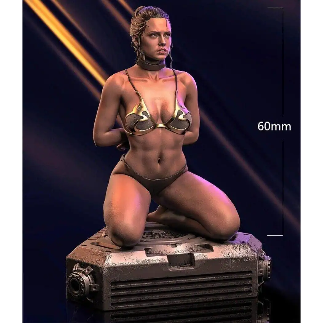 1/18 60mm 3D Print Model Kit Modern Beautiful Girl Hostage Fantasy Unpainted - Model-Fan-Store