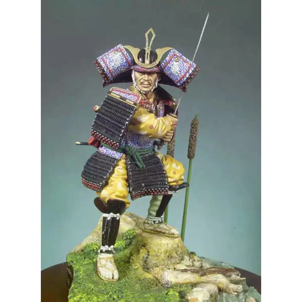 1/18 90mm Resin Model Kit Japanese Samurai Warrior Unpainted Model