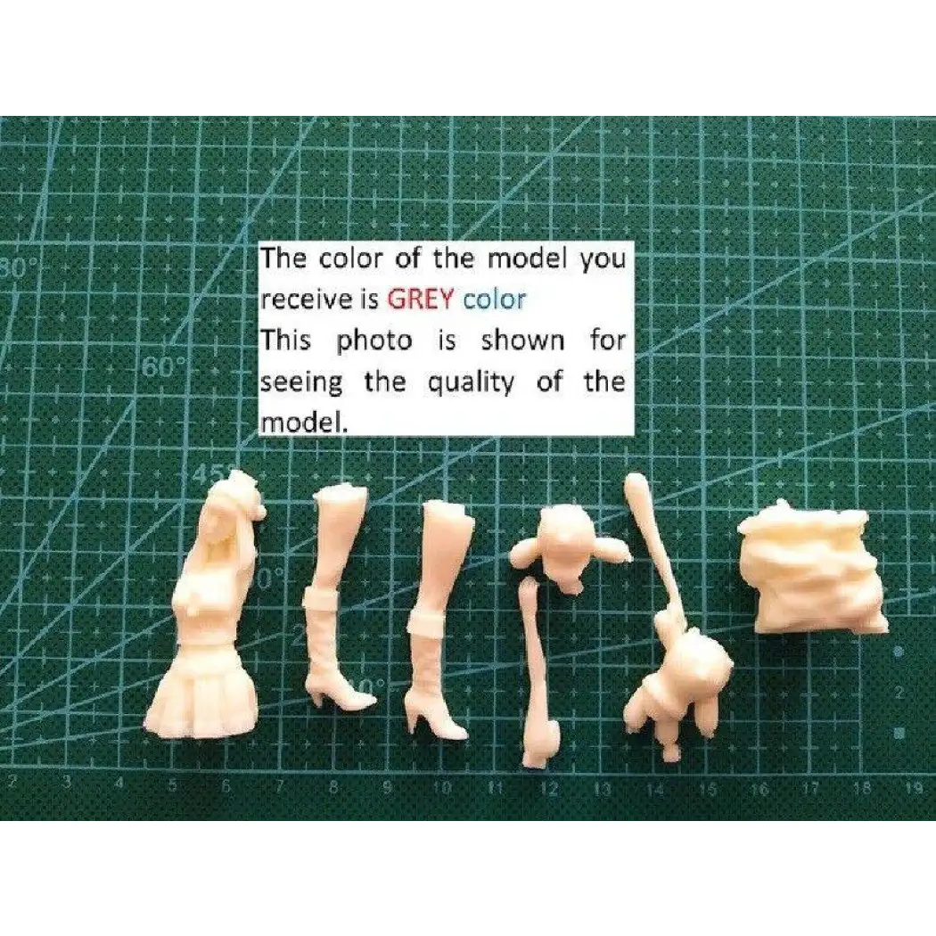 1/20 85mm Resin Model Kit Christmas Dress Beautiful Girl Unpainted - Model-Fan-Store
