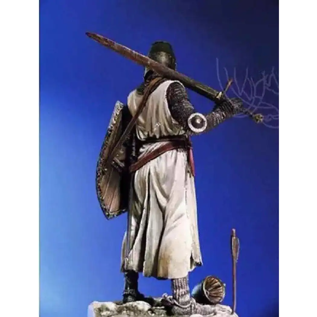 1/20 90mm Resin Model Kit Medieval Knight Crusader Unpainted - Model-Fan-Store