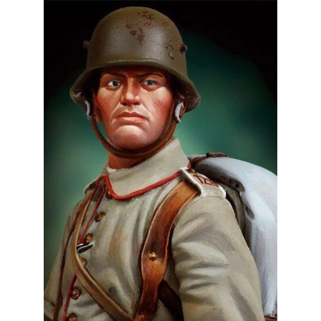 1/20 90mm Resin Model Kit Warrior Prussian Soldier Infantry Unpainted - Model-Fan-Store