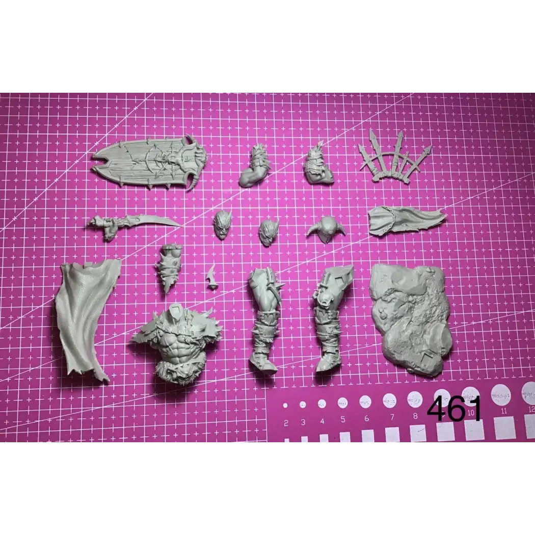 1/24 100mm Resin Model Kit Warrior Barbarian Devil Unpainted - Model-Fan-Store