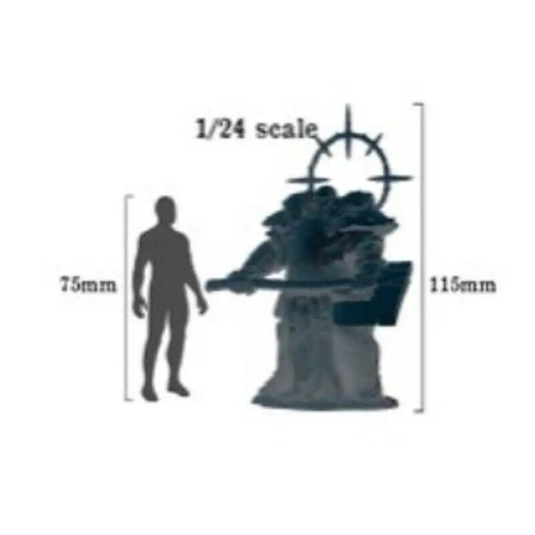 1/24 115mm Resin Model Kit Warrior (noy baze) Paladin 40K Unpainted - Model-Fan-Store