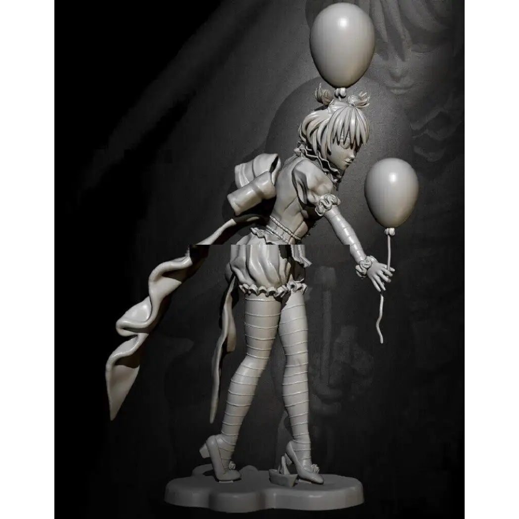 1/24 3D Print Model Kit Girl Clown Unpainted - Model-Fan-Store