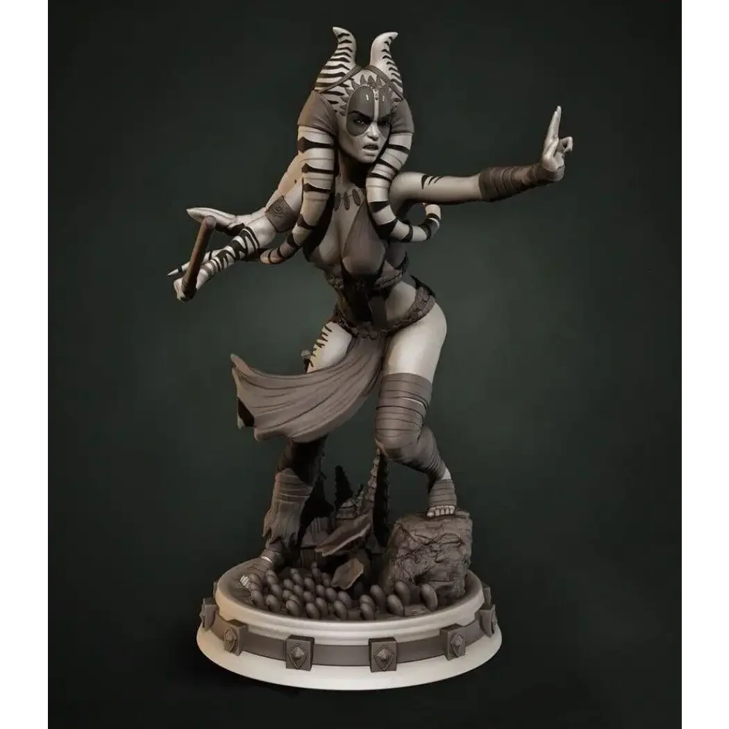 1/24 75mm 3D Print Model Kit Beautiful Girl Twi'lek Star Wars Unpainted - Model-Fan-Store