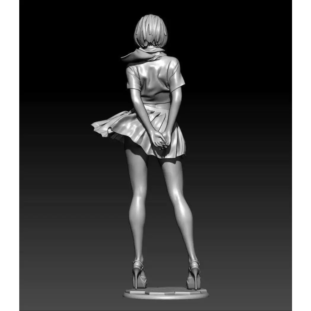 1/24 75mm 3D Print Model Kit Modern Beautiful Girl Woman Unpainted - Model-Fan-Store