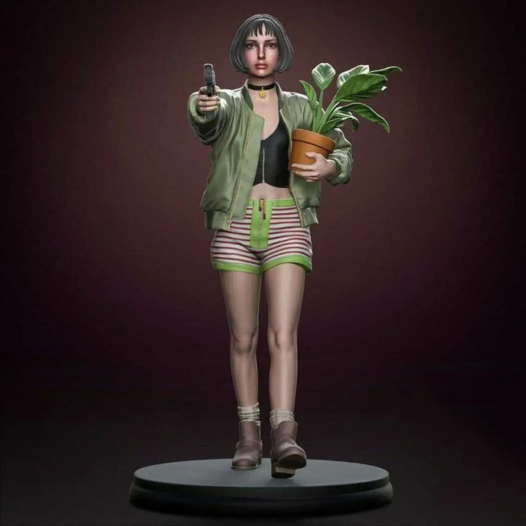 1/24 75mm 3D Print Model Kit Modern Girl Matilda Leon Natalie Unpainted - Model-Fan-Store