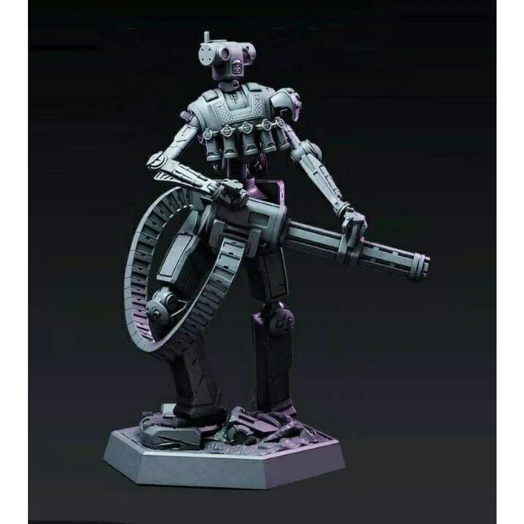 1/24 75mm 3D Print Model Kit Robot Soldier Post-Apocalypse Unpainted - Model-Fan-Store