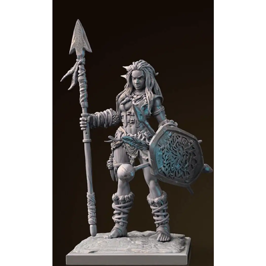 1/24 75mm 3D Print Model Kit Warrior Barbarian Archer Unpainted - Model-Fan-Store