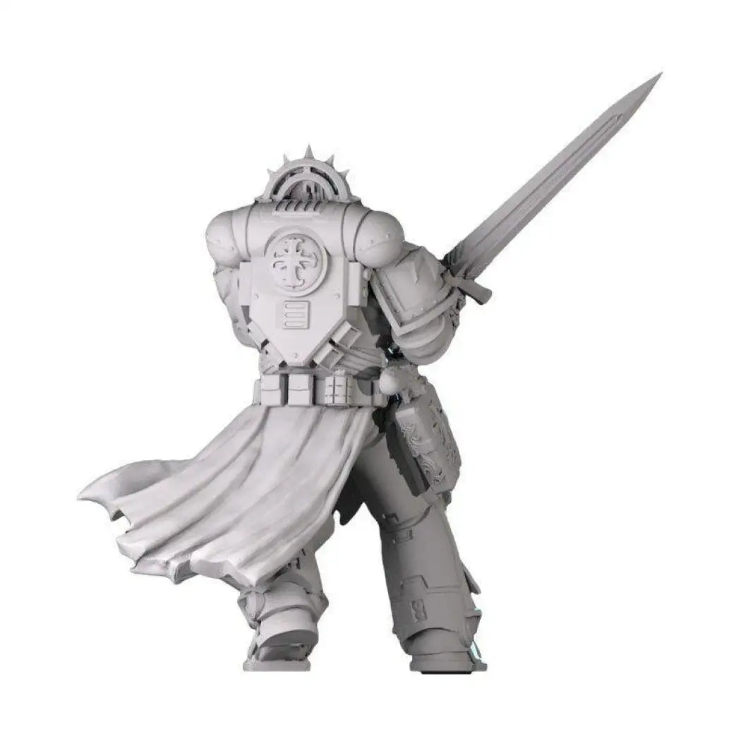 1/24 75mm 3D Print Model Kit Warrior Knight 40K Unpainted - Model-Fan-Store