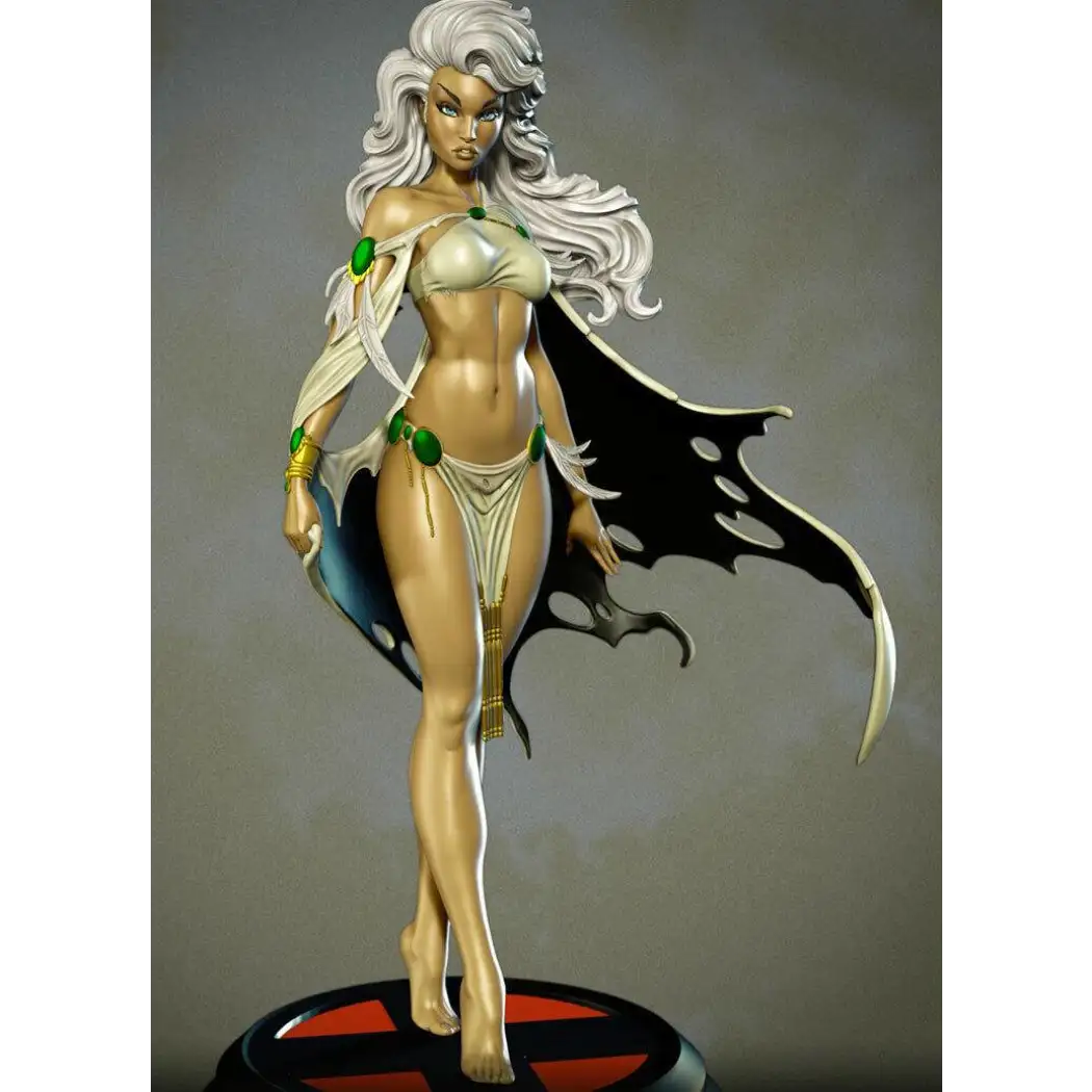 1/24 75mm 3D Print Superhero Model Kit Amazon Beautiful Girl Unpainted - Model-Fan-Store