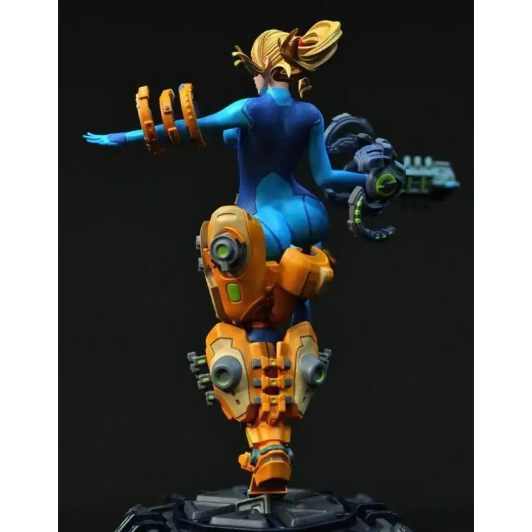 1/24 75mm Resin Cyberpunk Model Kit Space Beautiful Girl Unpainted - Model-Fan-Store