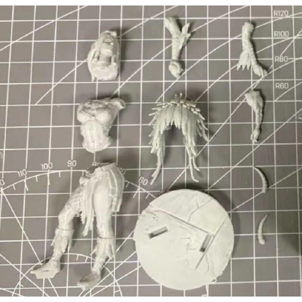 1/24 75mm Resin Model Kit Beautiful Girl Inca Amazon A-815 Unpainted - Model-Fan-Store