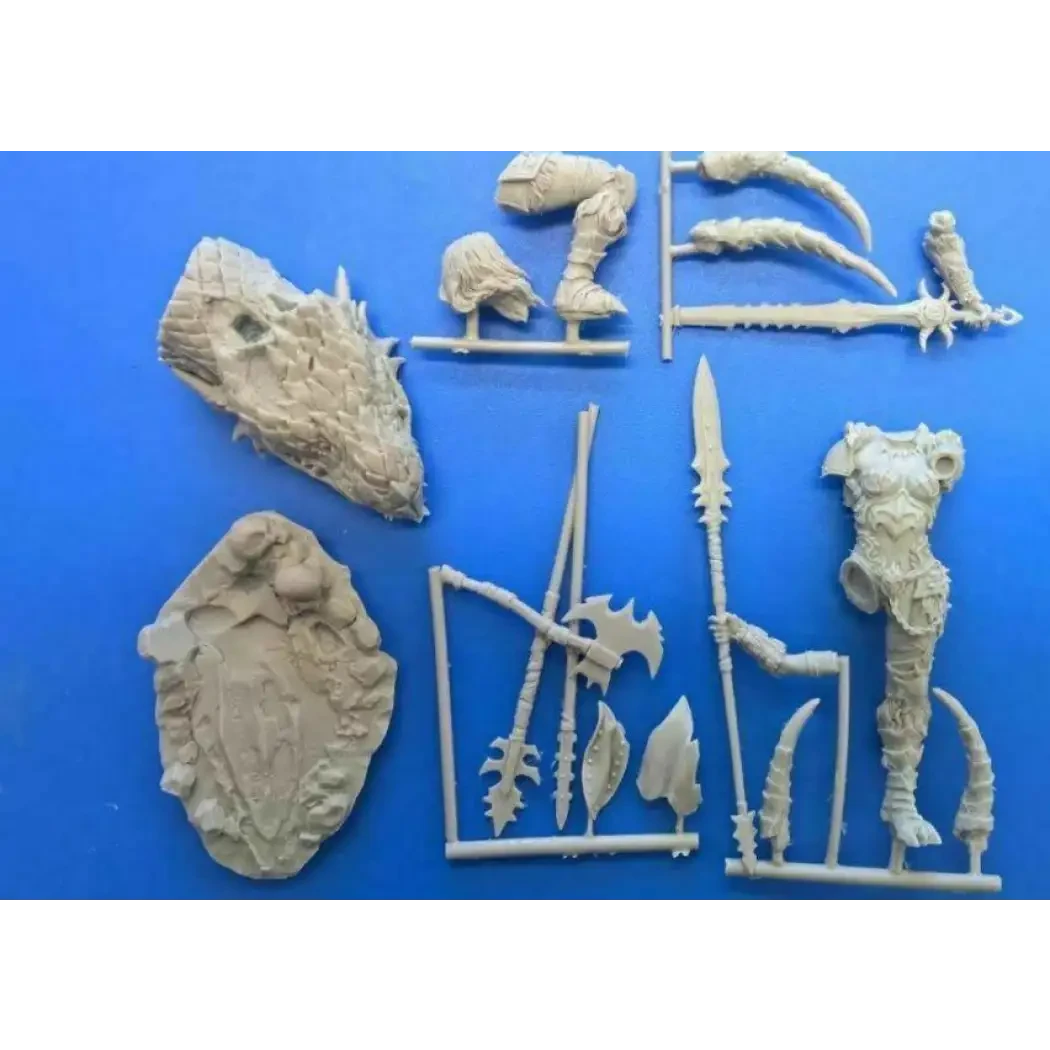 1/24 75mm Resin Model Kit Beautiful Girl Warrior Barbarian Unpainted - Model-Fan-Store