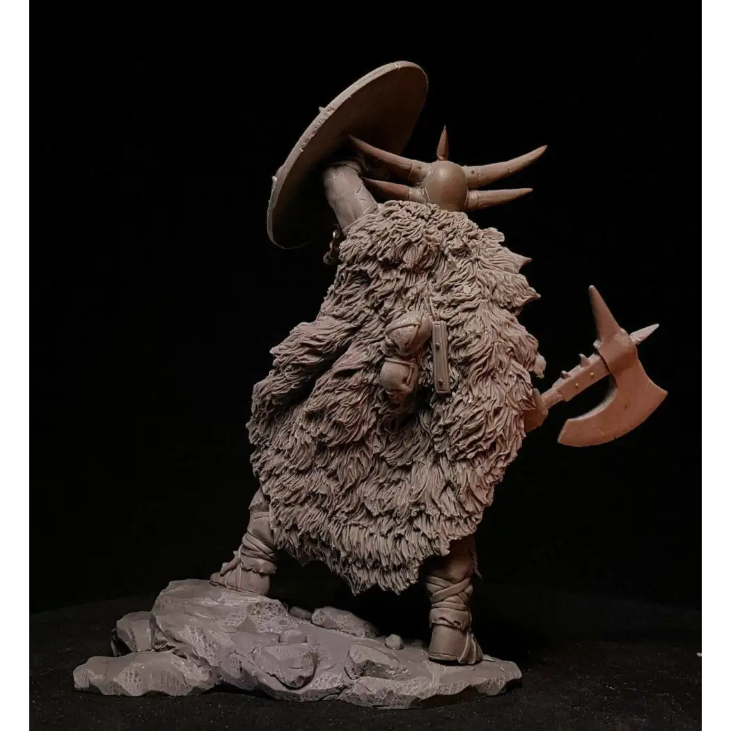 1/24 75mm Resin Model Kit Insane Barbarian Warrior Unpainted - Model-Fan-Store