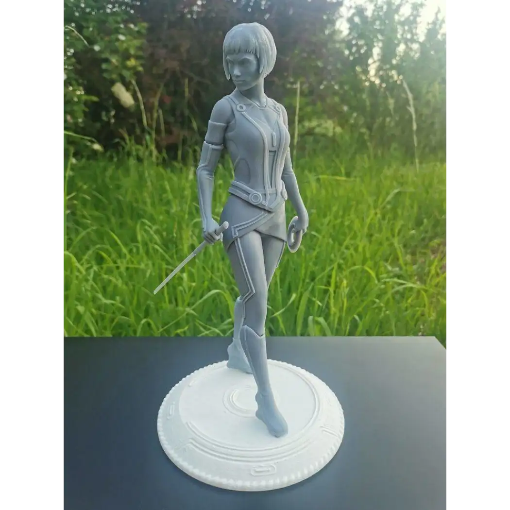 1/24 75mm Resin Model Kit Modern Space Beautiful Girl Fantasy Unpainted - Model-Fan-Store