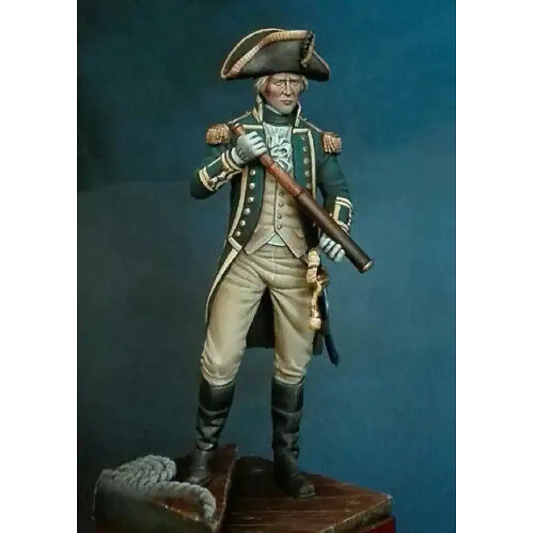 1/24 75mm Resin Model Kit Napoleonic Wars British Officer +base Unpainted - Model-Fan-Store