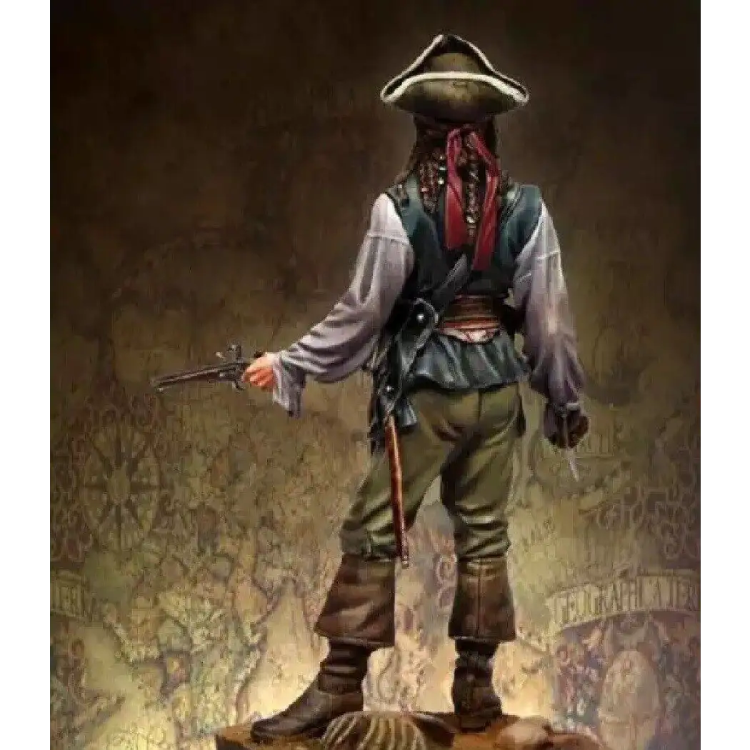 1/24 75mm Resin Model Kit Pirates of the Caribbean Jack Unpainted - Model-Fan-Store