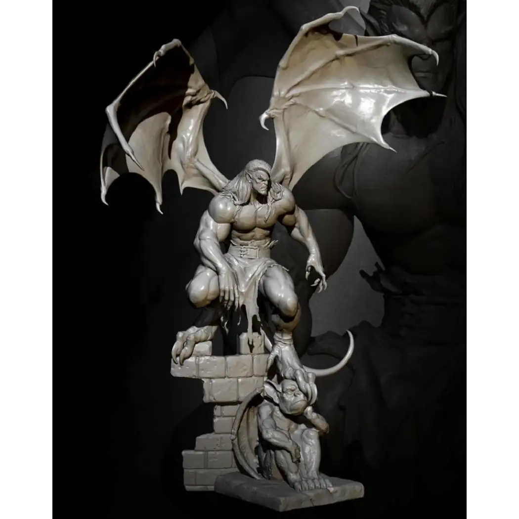 1/24 85mm Resin Model Kit Warrior Demon Illidan Warcraft Unpainted - Model-Fan-Store