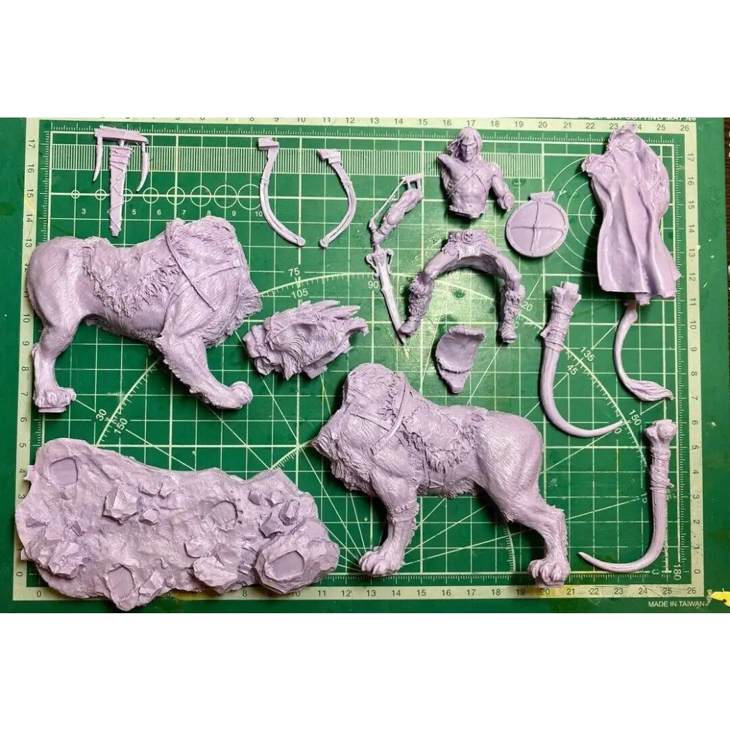 1/24 Big Lot Resin Model Kit Warrior Barbarian Girls Unpainted - Model-Fan-Store